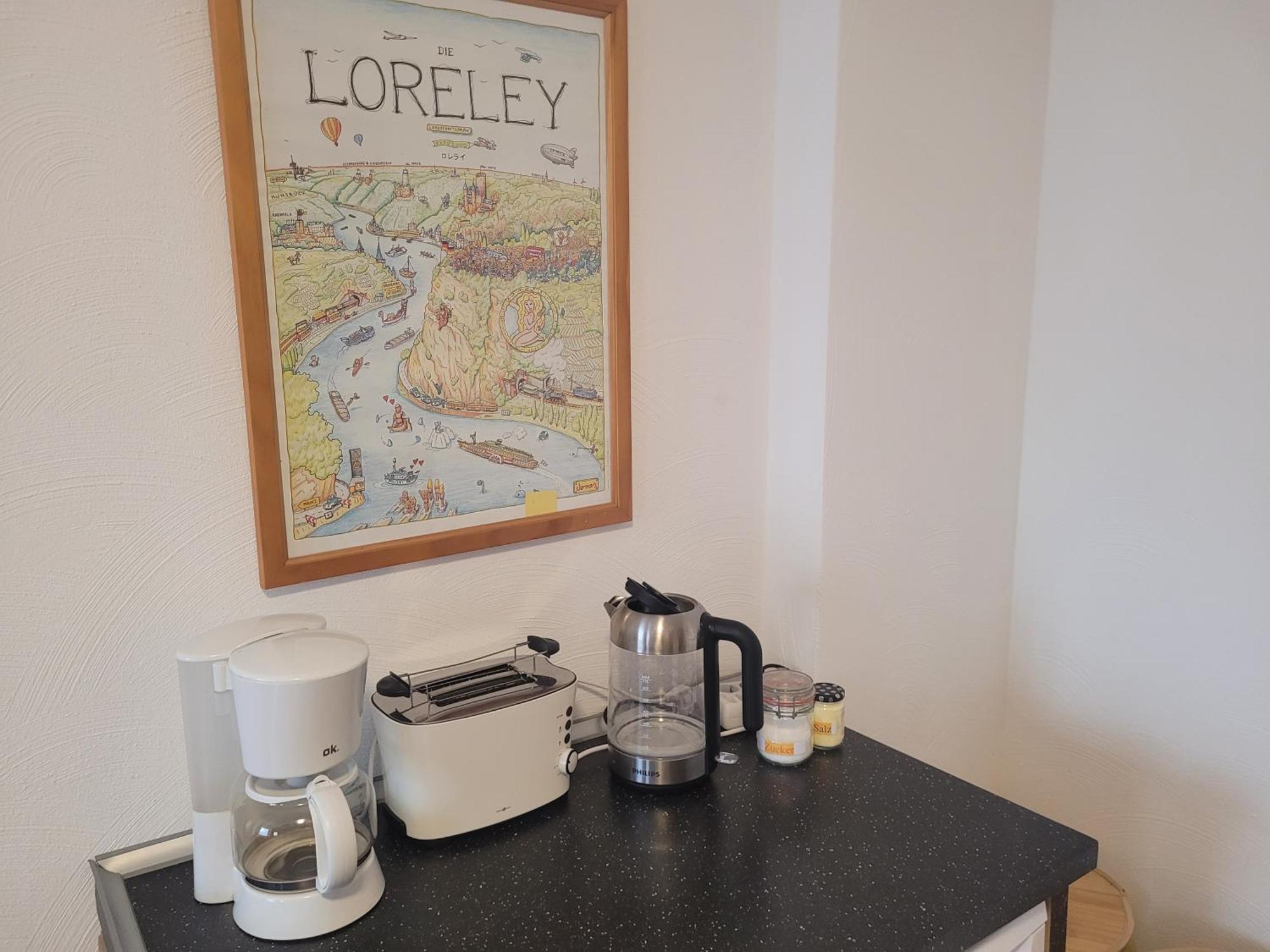 Urlaub Am Rhein, Ferienwohnung Mit Garten บอพพาร์ด ภายนอก รูปภาพ